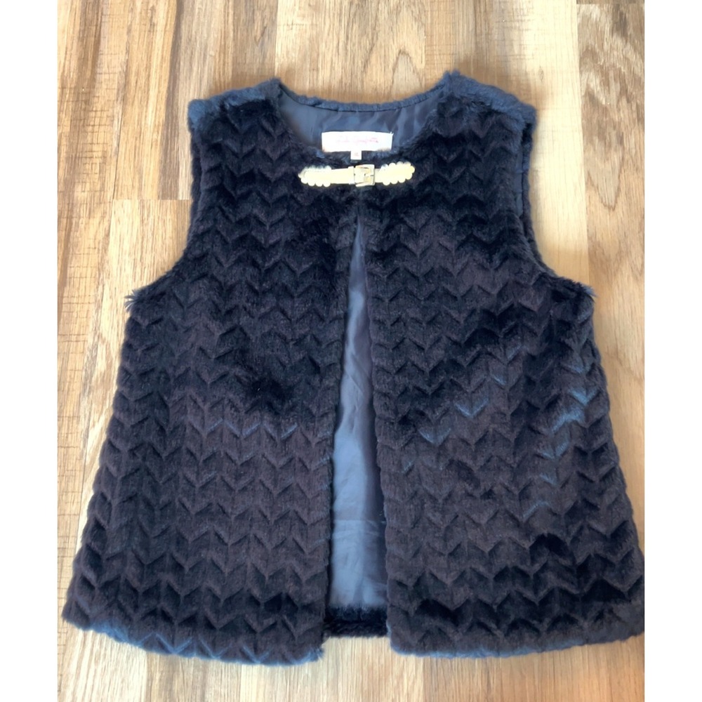 Lili Gaufrette Faux Fur‎ Lloyd Vest Size 12